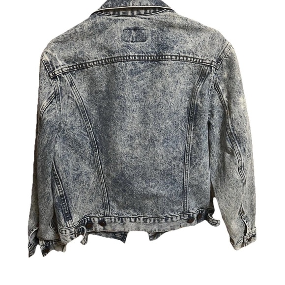 Vintage Levi's 70506-0214 Acid Wash Denim Jacket Size 42 - Picture 2 of 14